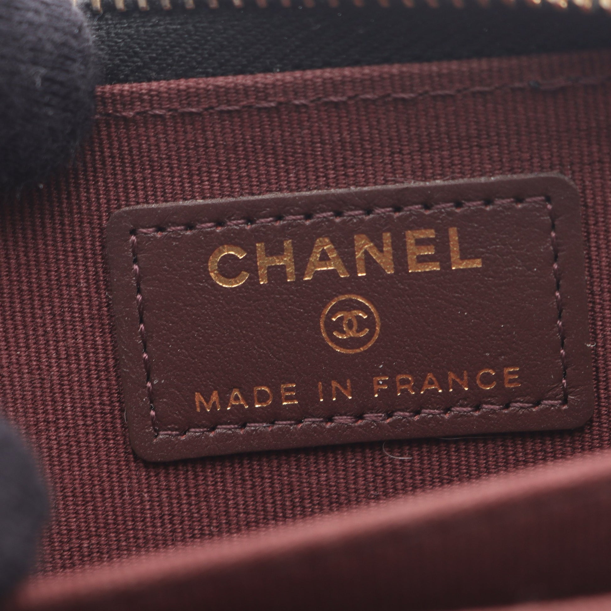 クラシック ジップ コインパース マトラッセ コインケース キャビアスキン ブラック ゴールド金具 シャネル 財布・小物 CHANEL