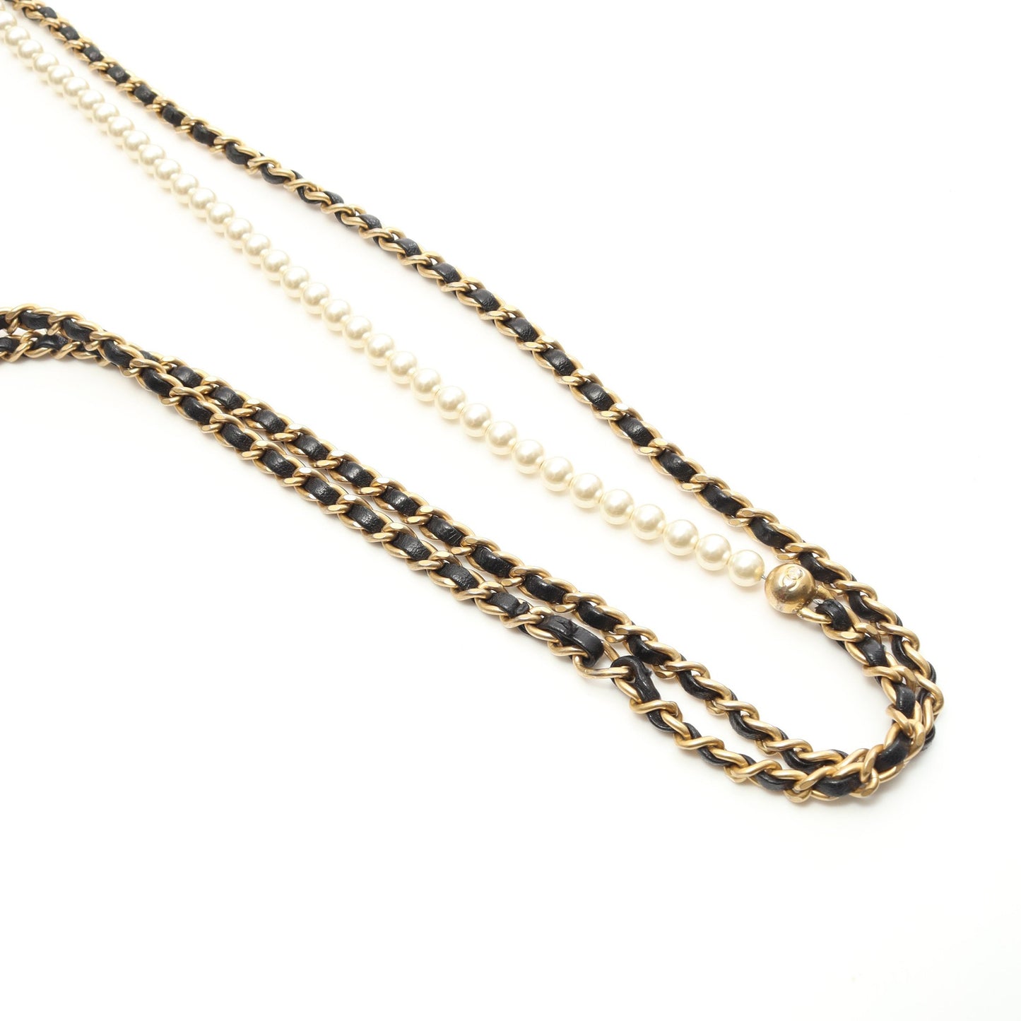 マトラッセ チェーンショルダーバッグ ラムスキン ブラック ゴールド金具 シャネル バッグ CHANEL