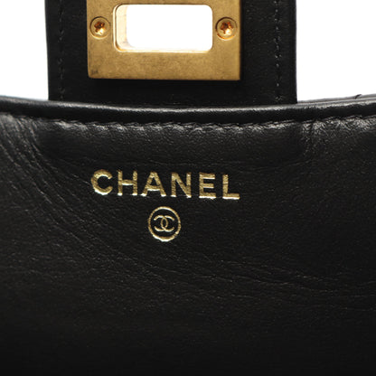 2.55 マトラッセ チェーンウォレット エイジドカーフスキン ブラック ゴールド金具 シャネル バッグ CHANEL