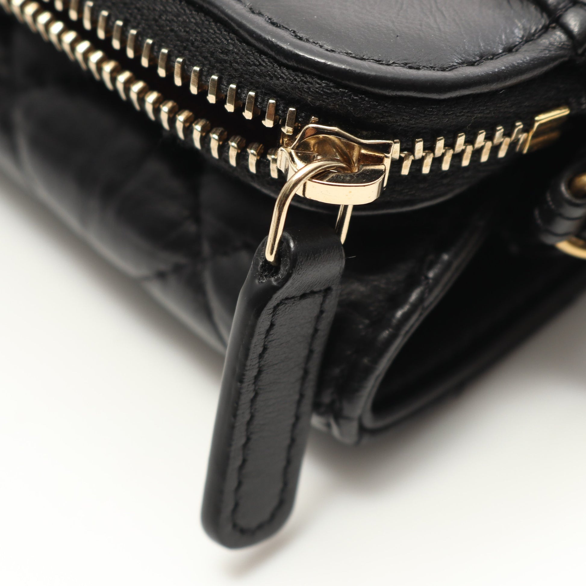 2.55 マトラッセ チェーンウォレット エイジドカーフスキン ブラック ゴールド金具 シャネル バッグ CHANEL