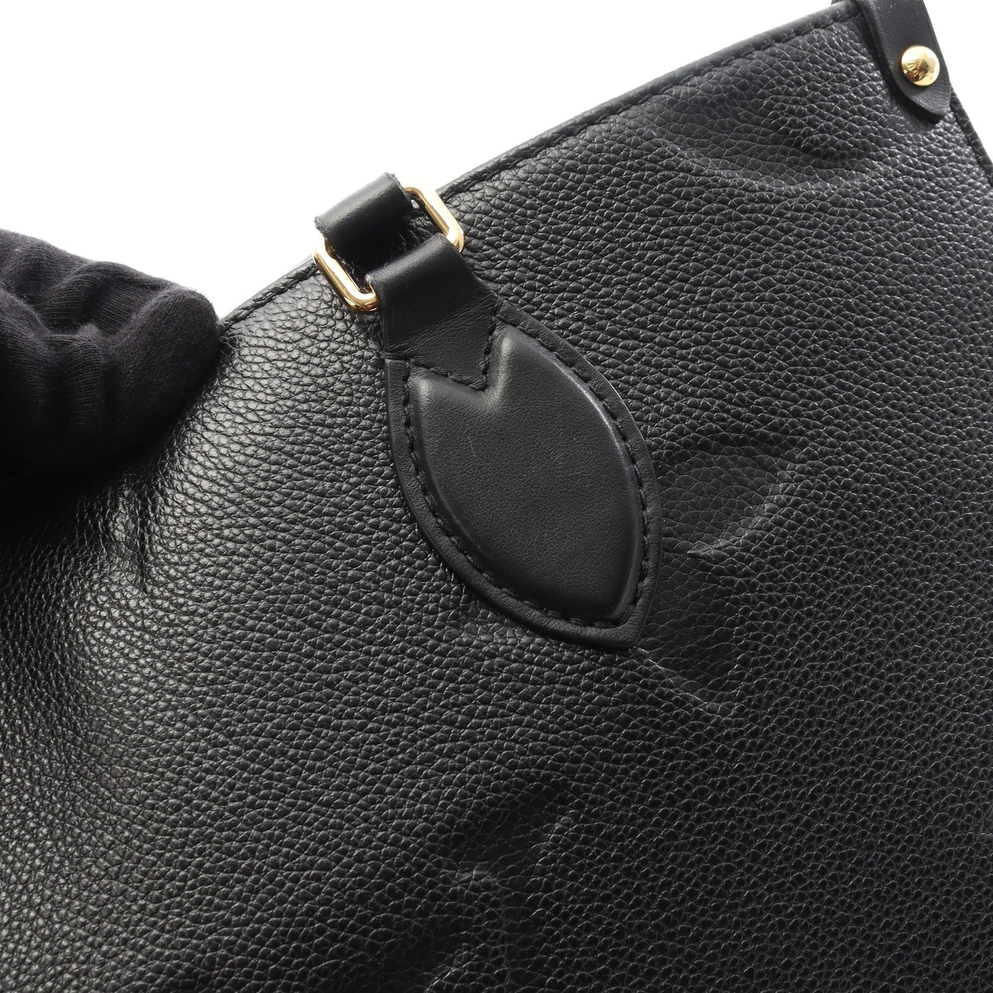 オンザゴーMM モノグラムアンプラント ノワール ショルダーバッグ トートバッグ レザー ブラック 2WAY ルイヴィトン バッグ LOUIS VUITTON