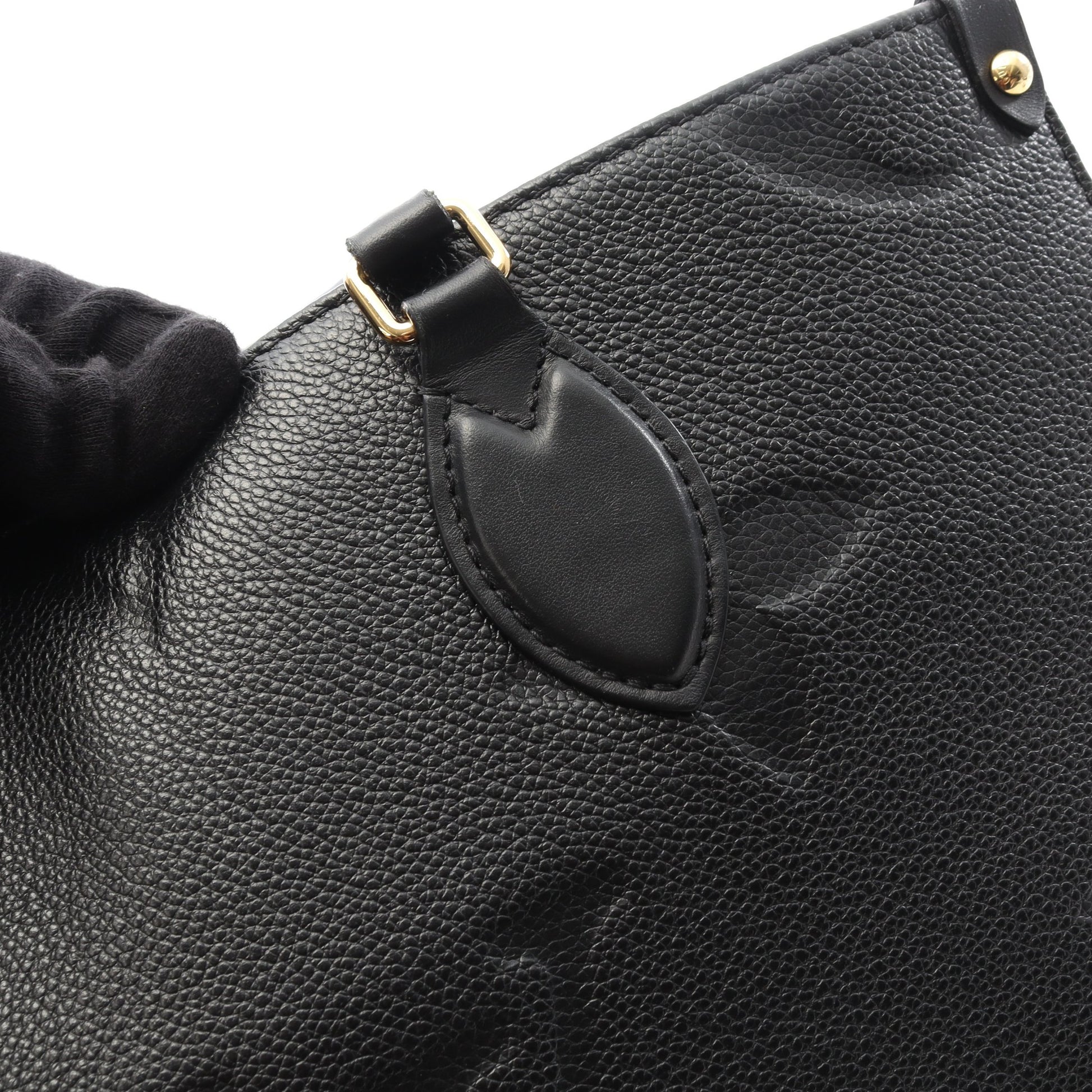 オンザゴーMM モノグラムアンプラント ノワール ショルダーバッグ トートバッグ レザー ブラック 2WAY ルイヴィトン バッグ LOUIS VUITTON