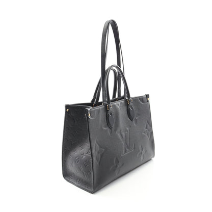 オンザゴーMM モノグラムアンプラント ノワール ショルダーバッグ トートバッグ レザー ブラック 2WAY ルイヴィトン バッグ LOUIS VUITTON
