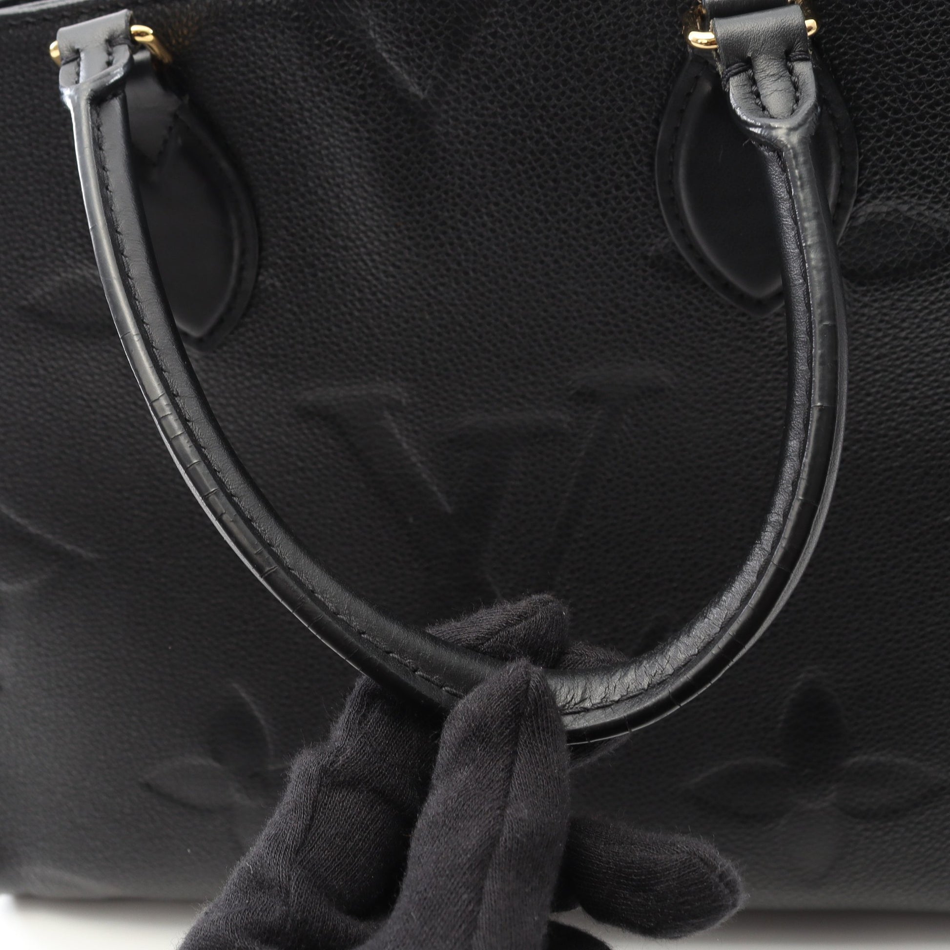 オンザゴーMM モノグラムアンプラント ノワール ショルダーバッグ トートバッグ レザー ブラック 2WAY ルイヴィトン バッグ LOUIS VUITTON