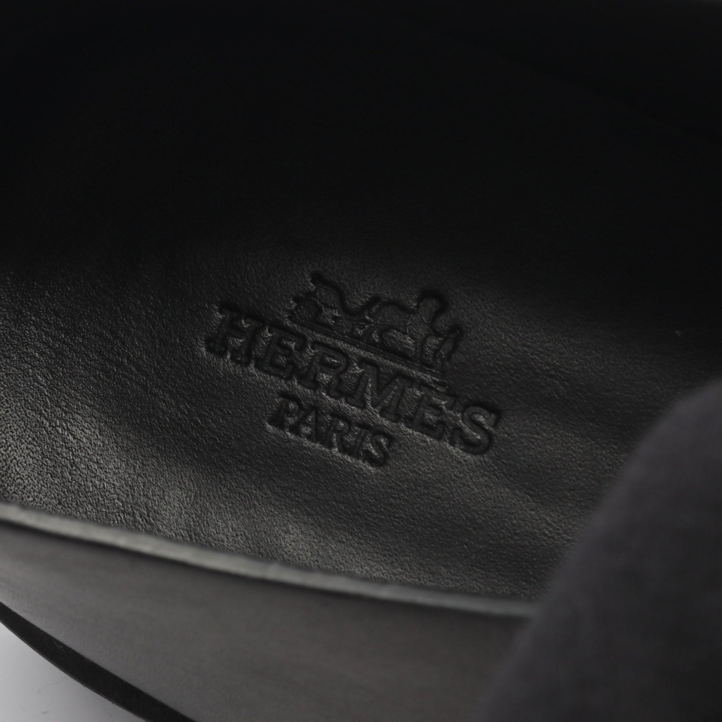 ダービー ローファー レザー ブラック エルメス シューズ HERMES