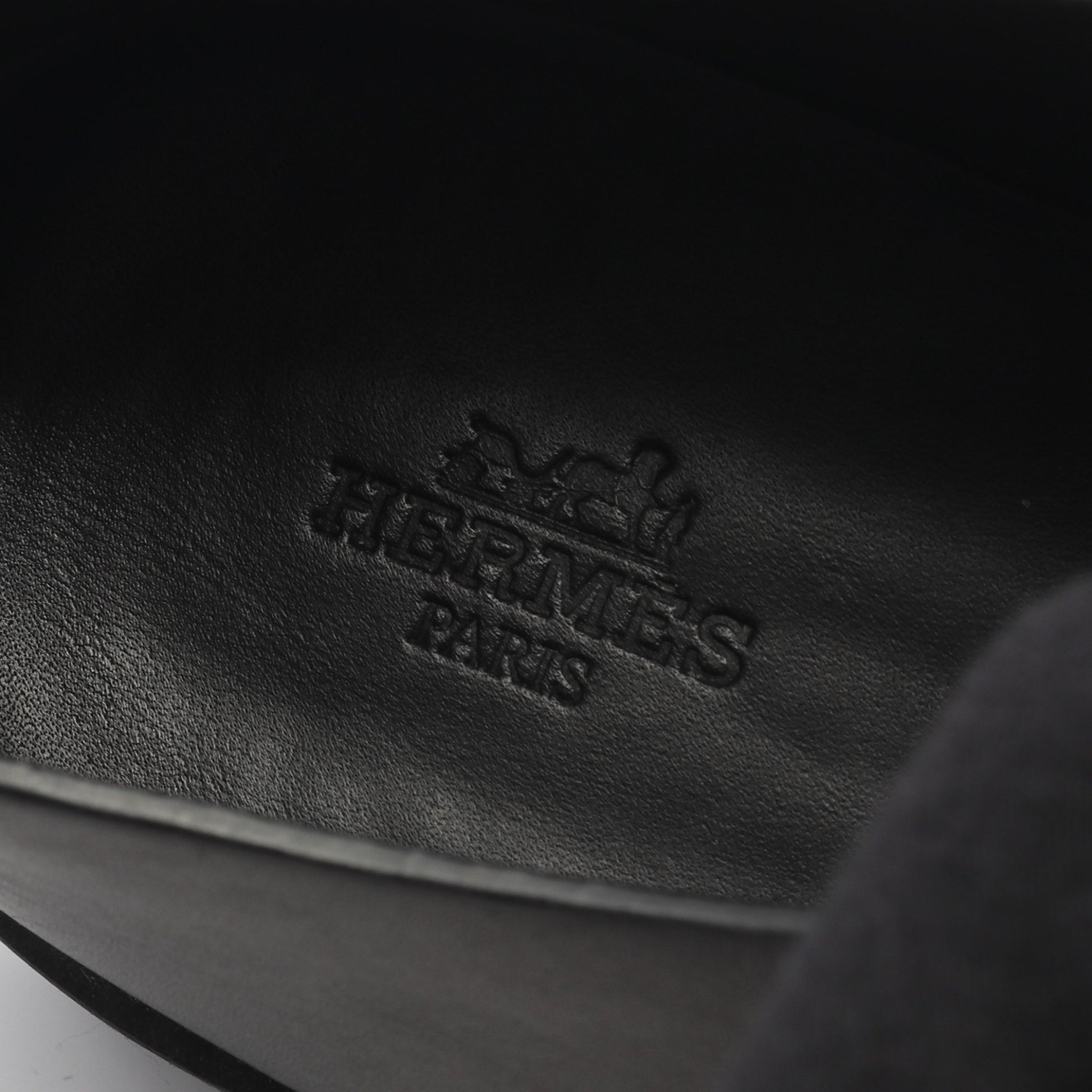 ダービー ローファー レザー ブラック エルメス シューズ HERMES