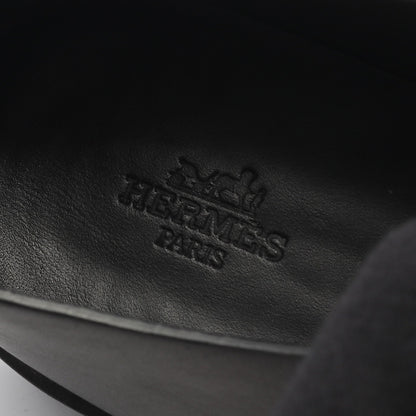 ダービー ローファー レザー ブラック エルメス シューズ HERMES