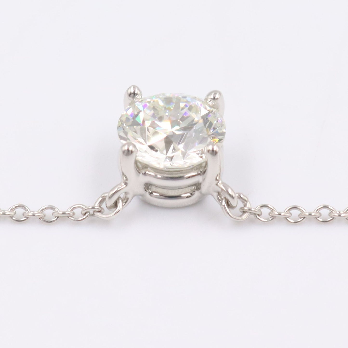 ソリティア ネックレス ネックレス Pt950プラチナ ダイヤモンド クリア ティファニー アクセサリー TIFFANY & Co.