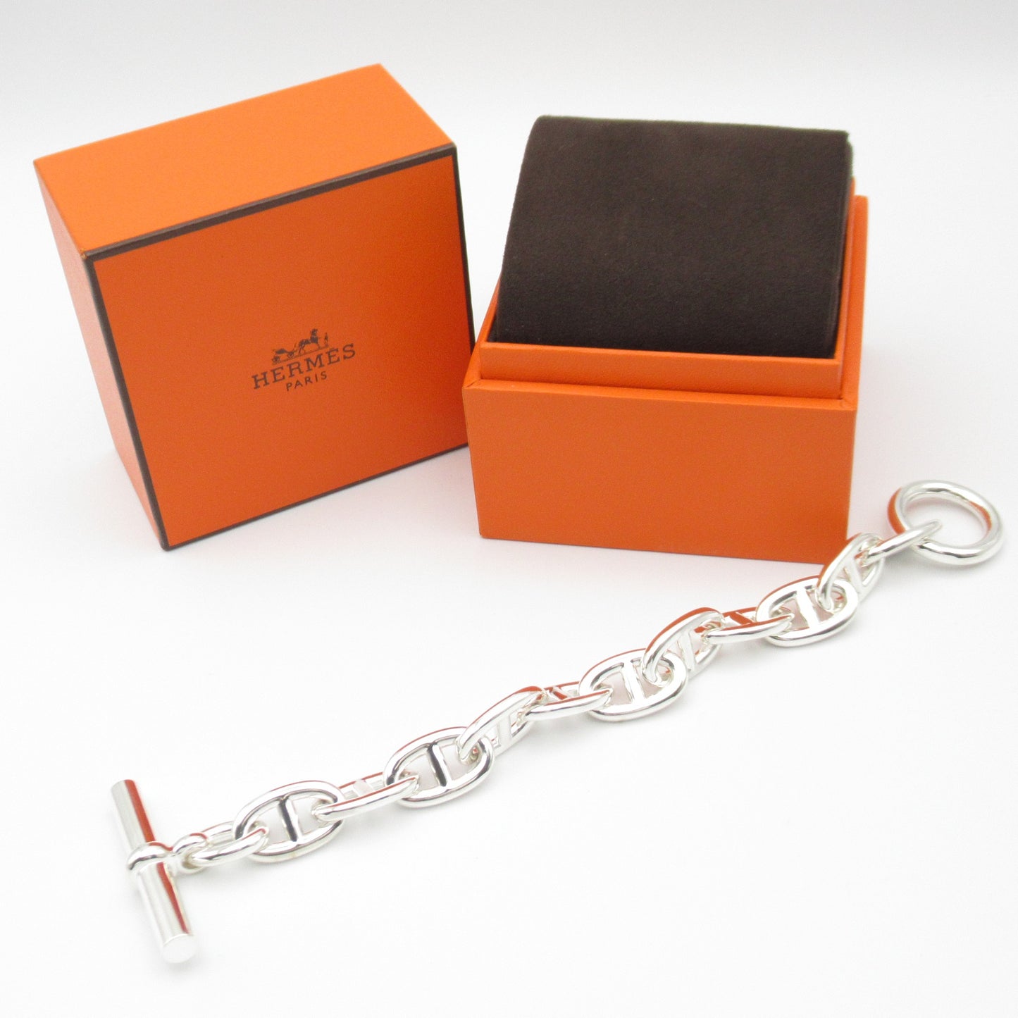 シェーヌダンクル TGM ブレスレット 11コマ ブレスレット シルバー925 シルバー エルメス アクセサリー HERMES