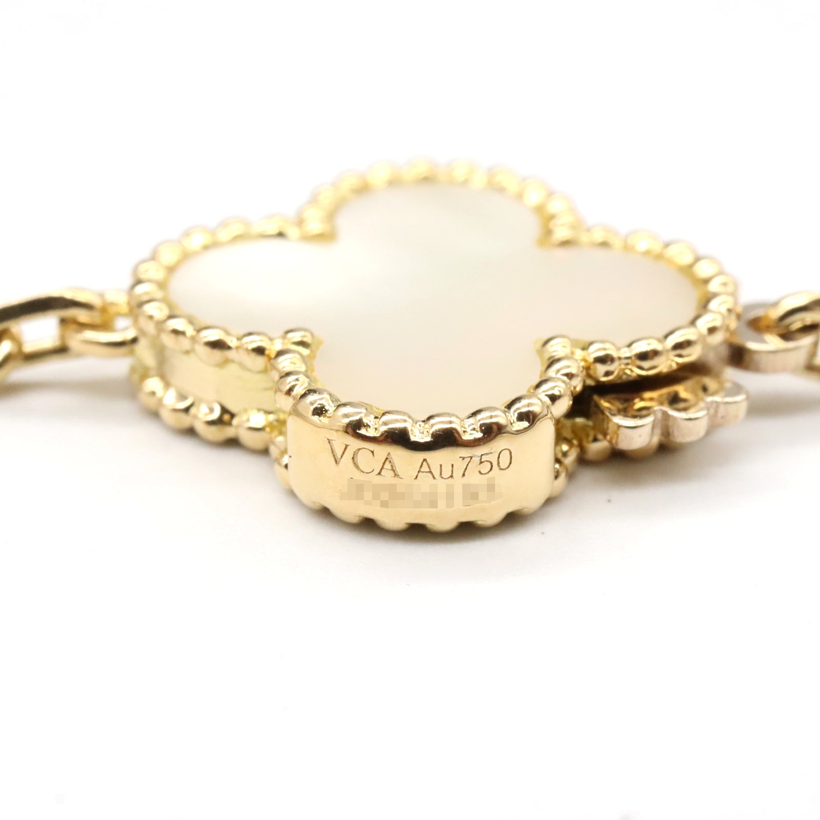 マジックアルハンブラ グレーシェル MOP オニキスネックレス