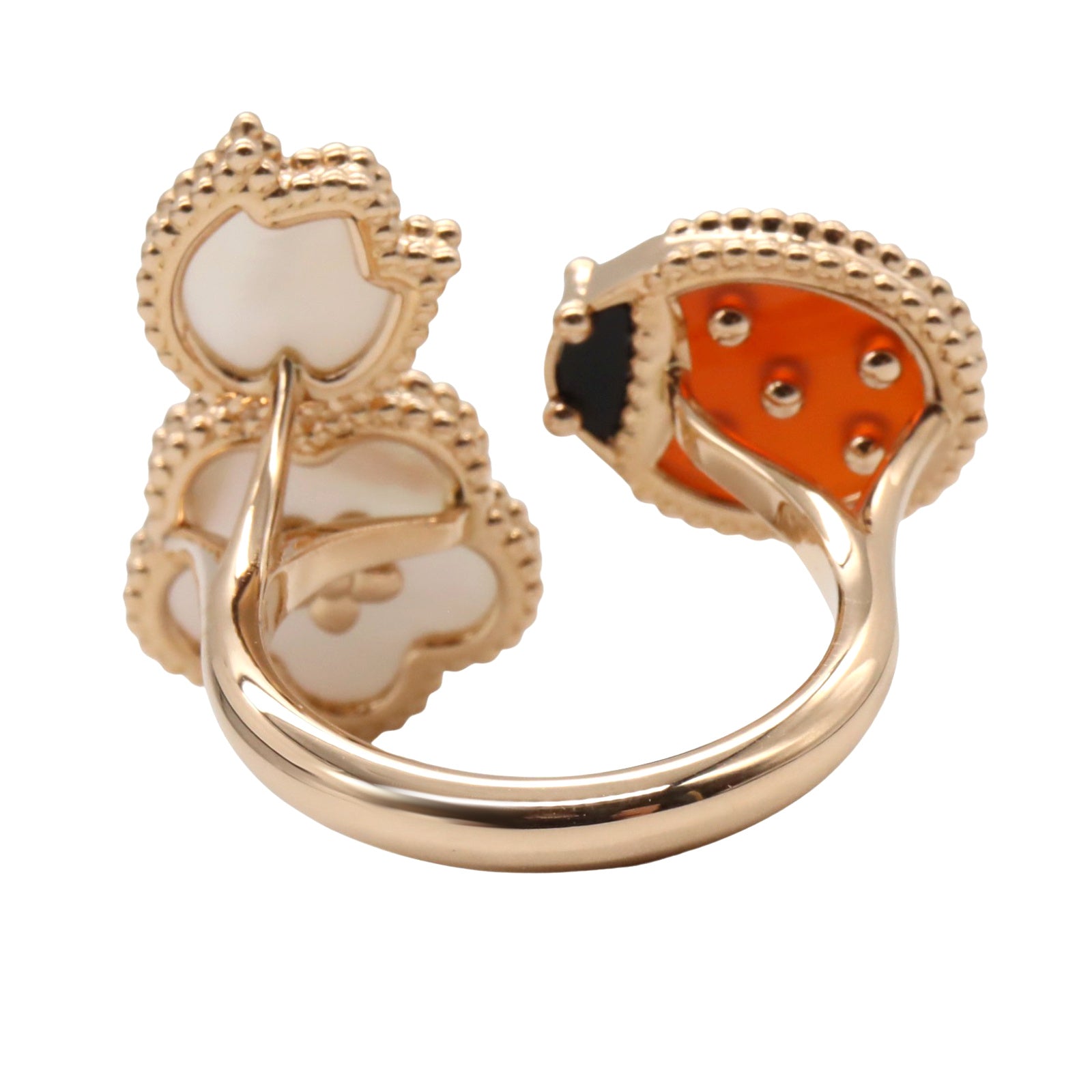 ラッキー スプリング アントレ レ ドア リング リング 指輪 K18PG