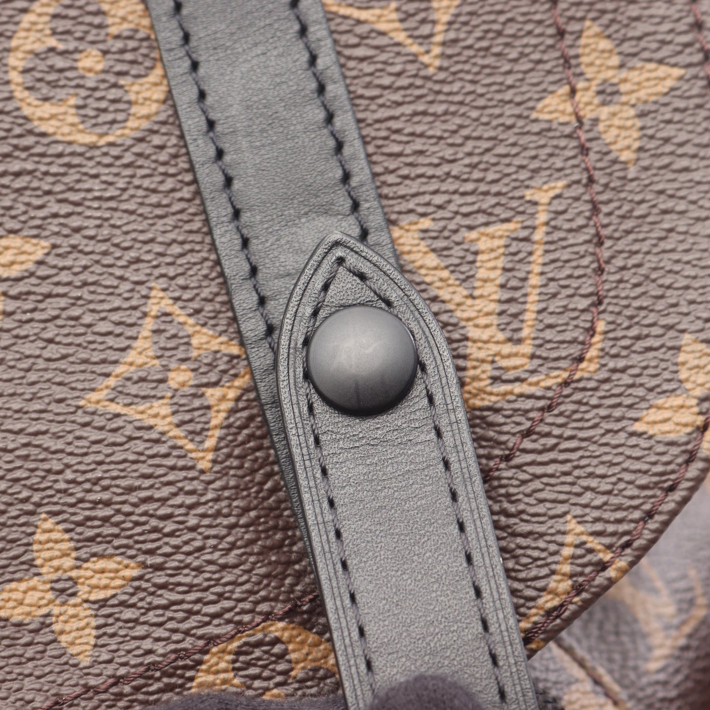 クリストファー MM モノグラムマカサー バックパック リュックサック PVC レザー ブラウン ブラック ルイヴィトン バッグ LOUIS VUITTON