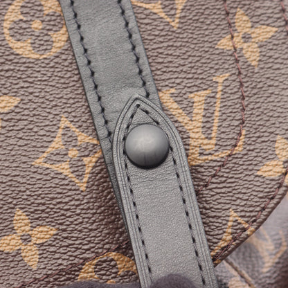 クリストファー MM モノグラムマカサー バックパック リュックサック PVC レザー ブラウン ブラック ルイヴィトン バッグ LOUIS VUITTON
