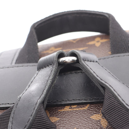 クリストファー MM モノグラムマカサー バックパック リュックサック PVC レザー ブラウン ブラック ルイヴィトン バッグ LOUIS VUITTON