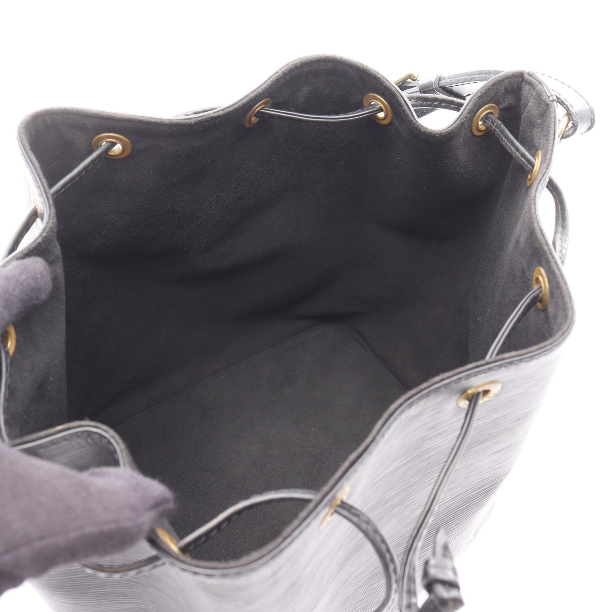 プチノエ エピ ノワール ショルダーバッグ レザー ブラック ルイヴィトン バッグ LOUIS VUITTON