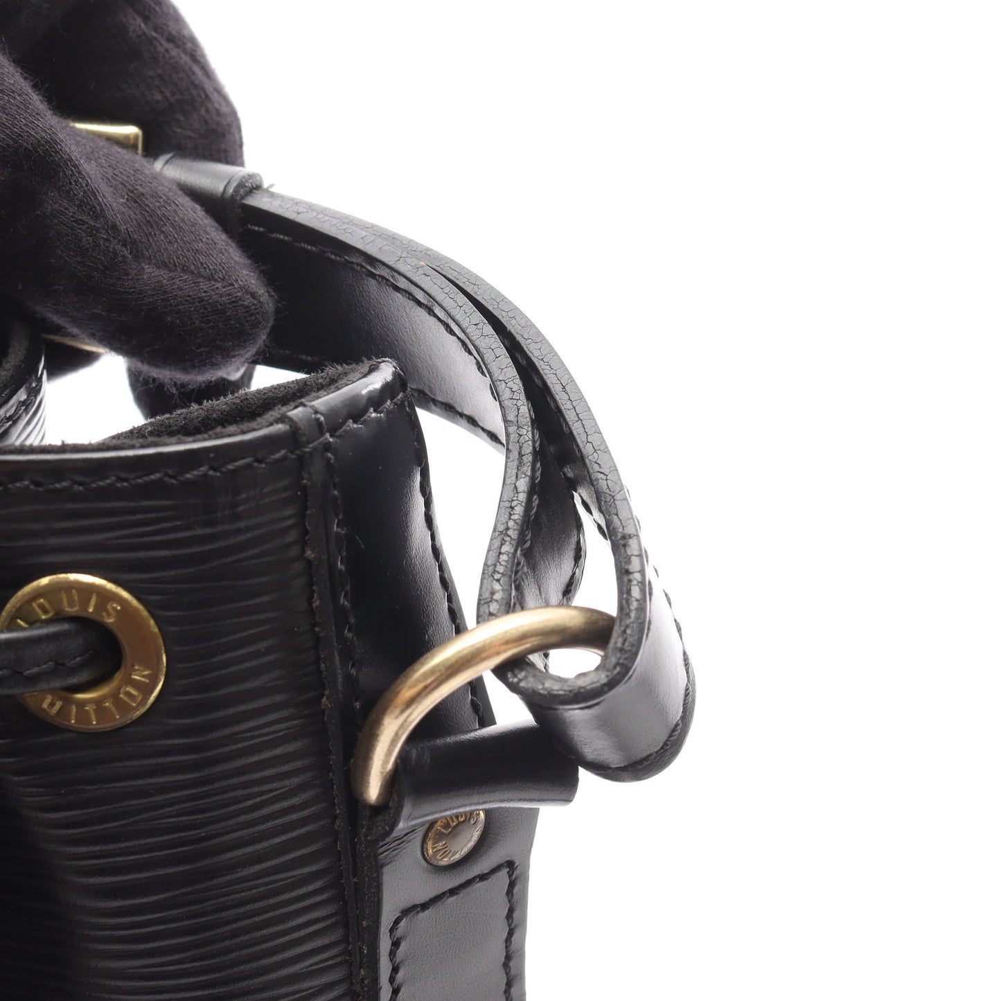 プチノエ エピ ノワール ショルダーバッグ レザー ブラック ルイヴィトン バッグ LOUIS VUITTON