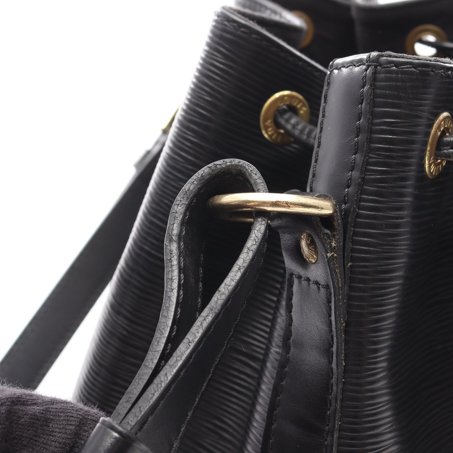 プチノエ エピ ノワール ショルダーバッグ レザー ブラック ルイヴィトン バッグ LOUIS VUITTON