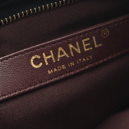 チェーンショルダーバッグ ラムスキン ブラック ゴールド金具 シャネル バッグ CHANEL