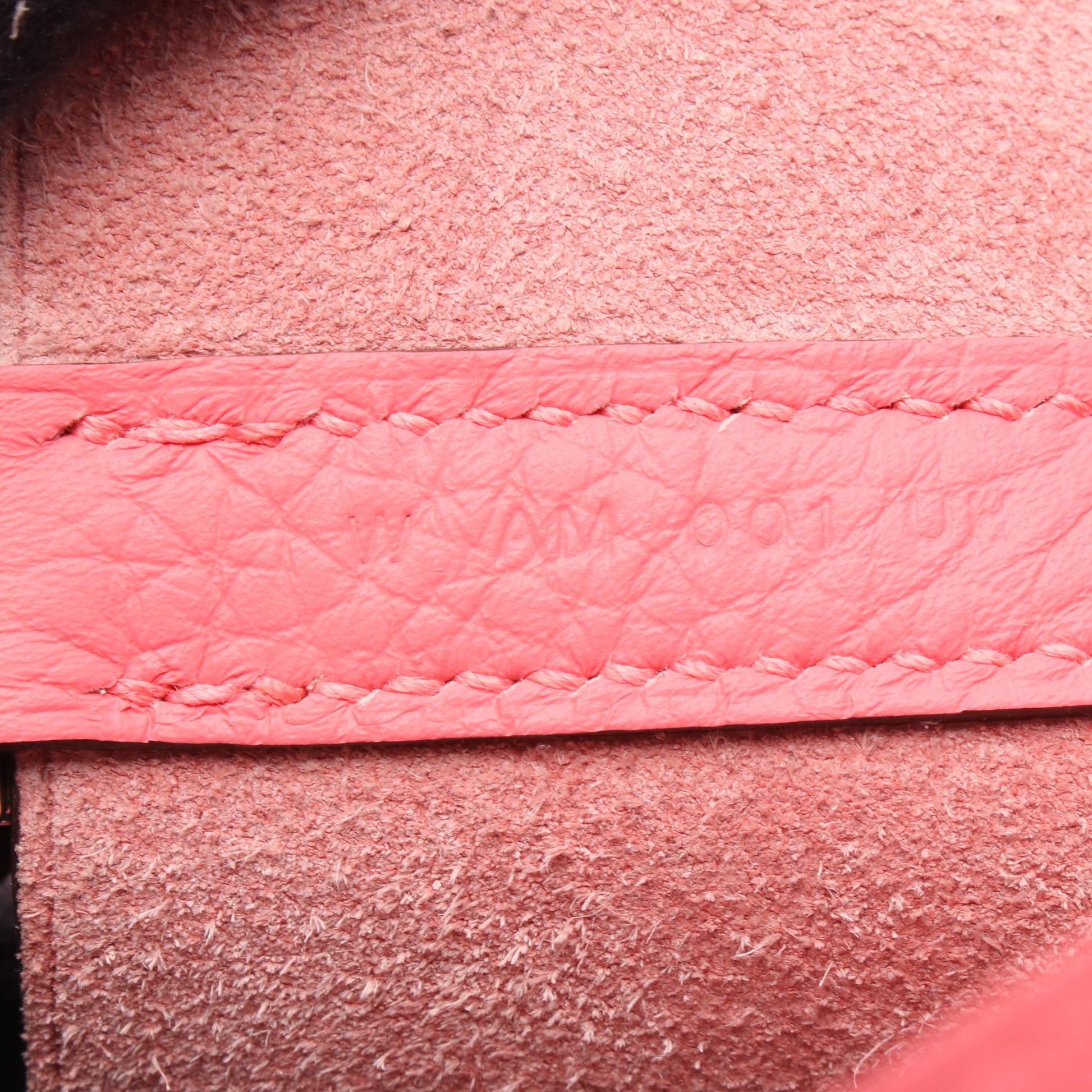 ピコタンロックMM ローズアザレ ハンドバッグ レザー ピンク シルバー金具 W刻印 エルメス バッグ HERMES