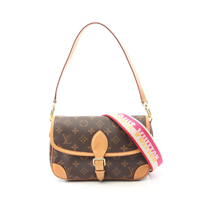 ディアヌ NM PM モノグラム フューシャ ワンショルダーバッグ PVC レザー ブラウン 2WAY ルイヴィトン バッグ LOUIS VUITTON
