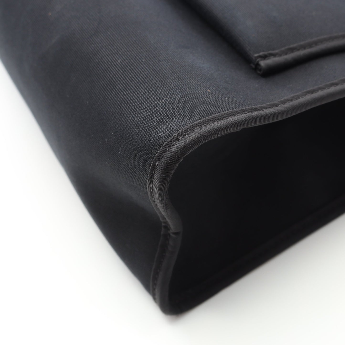 エールバッグジップPM ハンドバッグ トワルオフィシエ ヴァッシュハンター ブラック シルバー金具 2WAY X刻印 エルメス バッグ HERMES