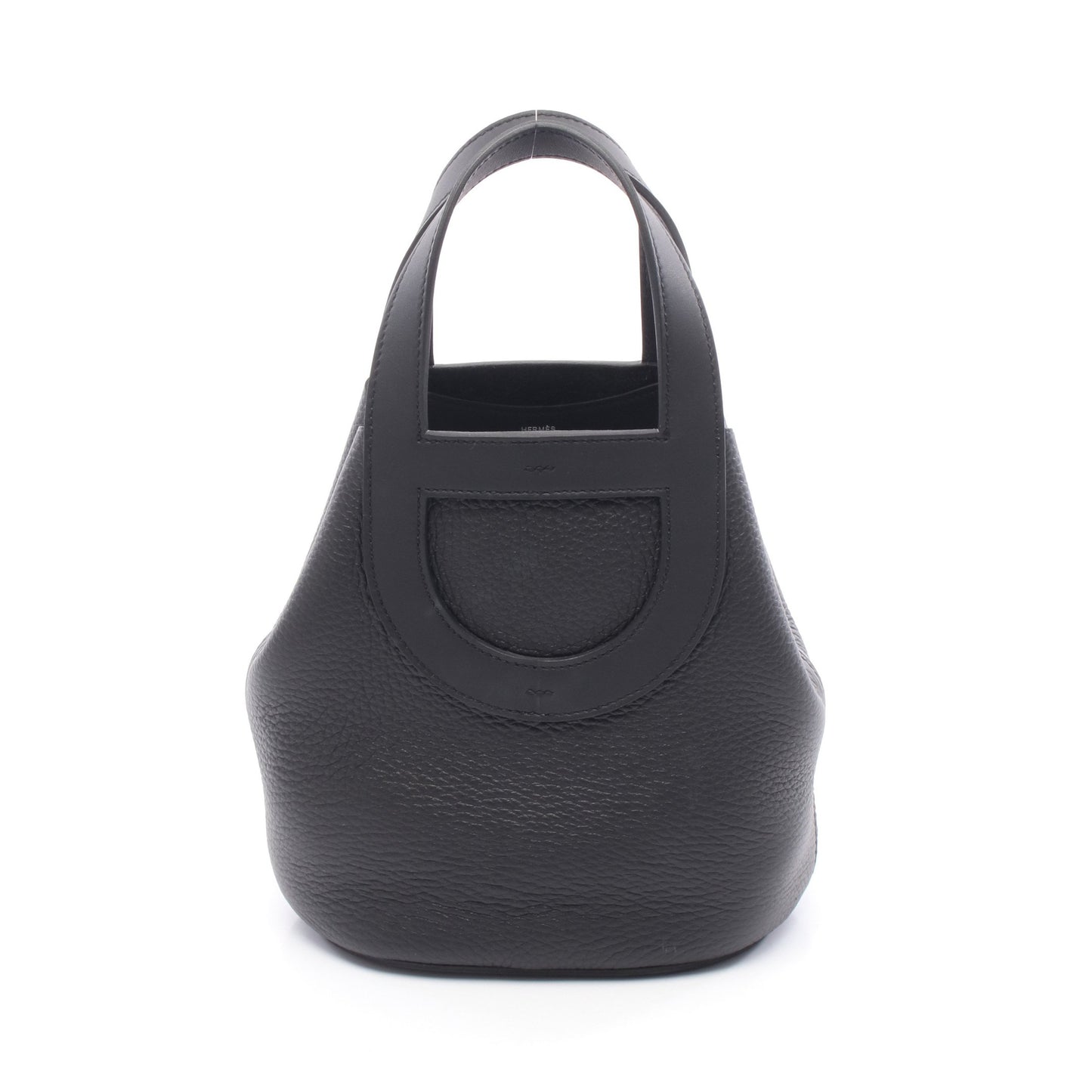 インザループ18 ハンドバッグ トリヨンクレマンス ブラック シルバー金具 K刻印 エルメス バッグ HERMES