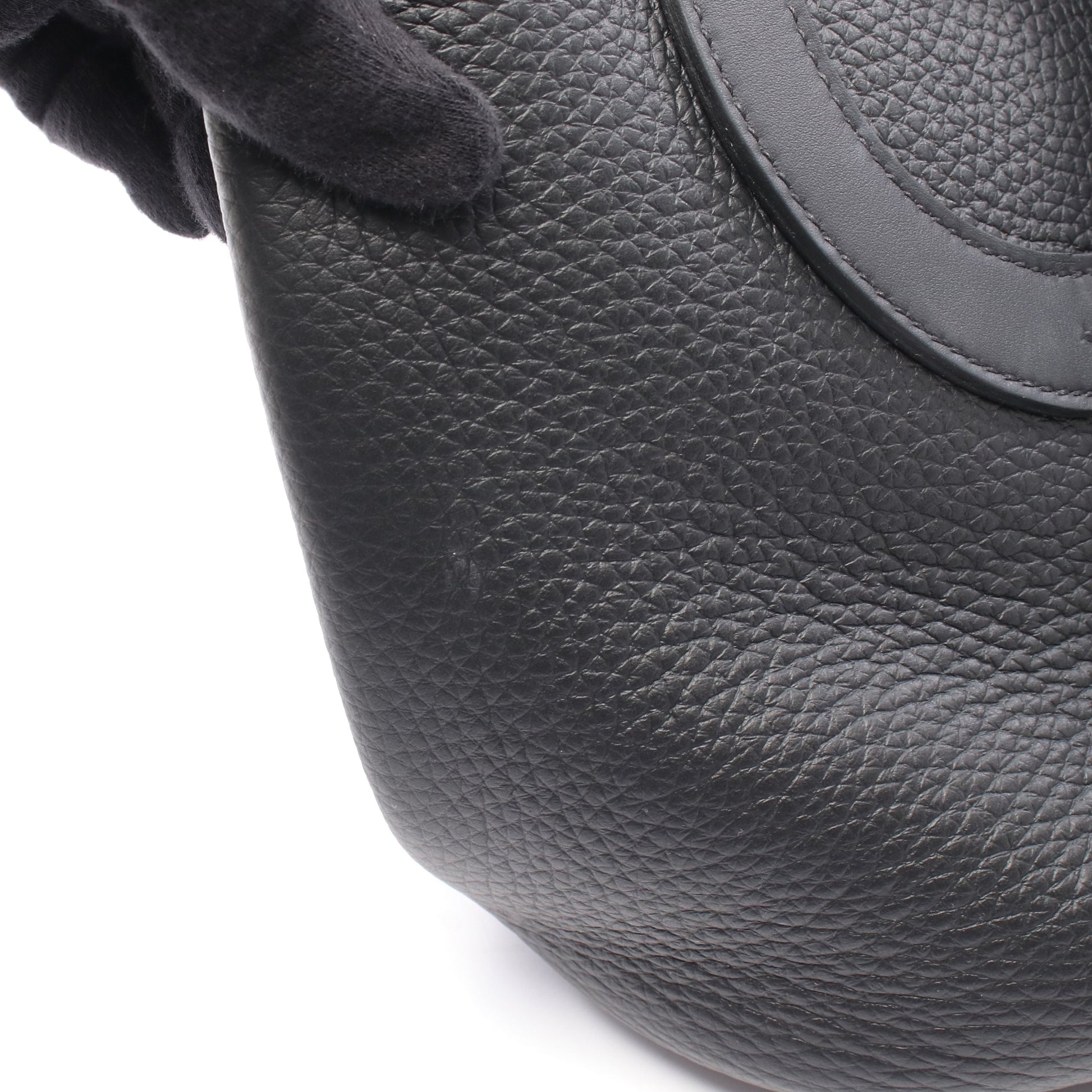 インザループ18 ハンドバッグ トリヨンクレマンス ブラック シルバー金具 K刻印 エルメス バッグ HERMES