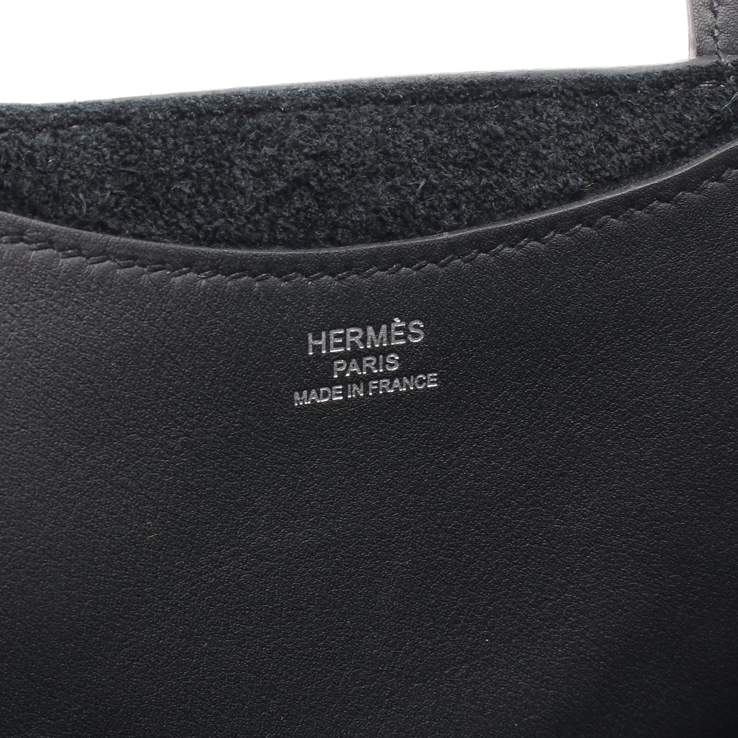 インザループ18 ハンドバッグ トリヨンクレマンス ブラック シルバー金具 K刻印 エルメス バッグ HERMES