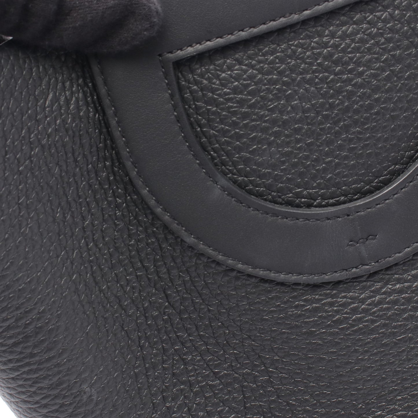インザループ18 ハンドバッグ トリヨンクレマンス ブラック シルバー金具 K刻印 エルメス バッグ HERMES