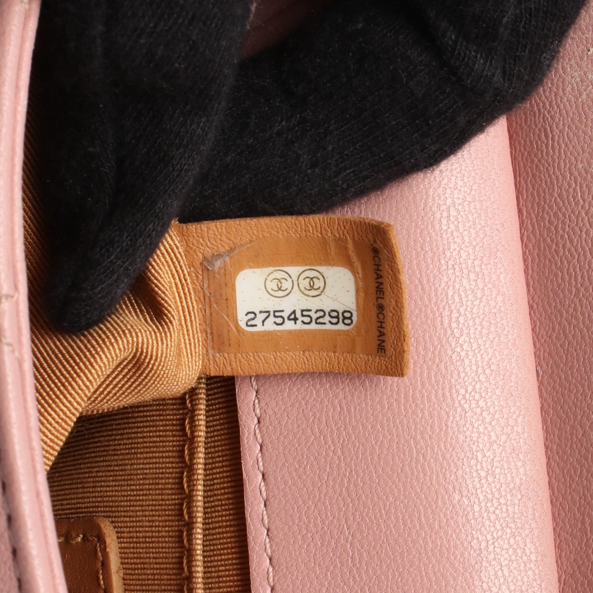 マトラッセ チェーンショルダーバッグ レザー ピンク ゴールド金具 シャネル バッグ CHANEL