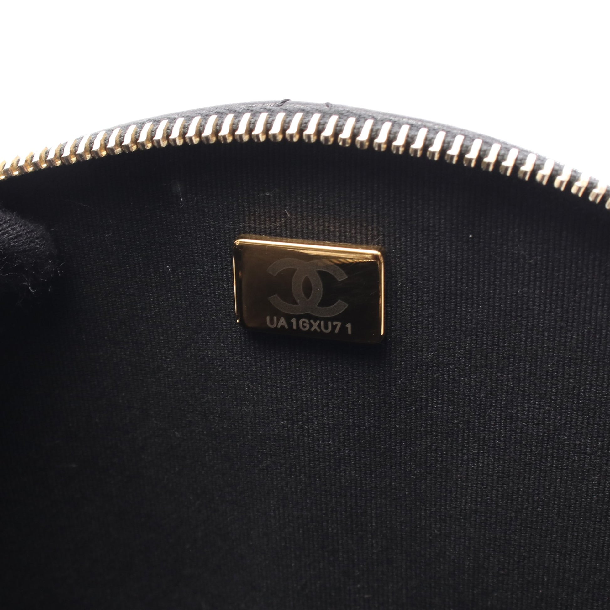マトラッセ チェーンショルダーバッグ ラムスキン ブラック ゴールド金具 シャネル バッグ CHANEL