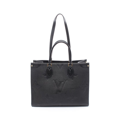オンザゴーMM モノグラムアンプラント ノワール ショルダーバッグ トートバッグ レザー ブラック ルイヴィトン バッグ LOUIS VUITTON