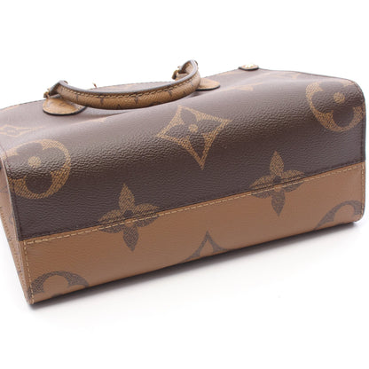 オンザゴーPM モノグラムジャイアント リバース ハンドバッグ PVC ブラウン ベージュ 2WAY ルイヴィトン バッグ LOUIS VUITTON