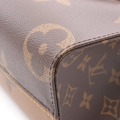 オンザゴーPM モノグラムジャイアント リバース ハンドバッグ PVC ブラウン ベージュ 2WAY ルイヴィトン バッグ LOUIS VUITTON