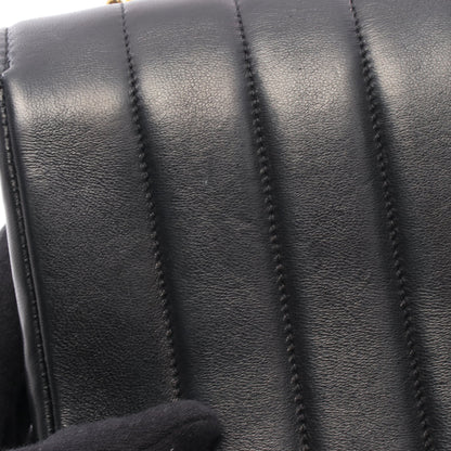 マドモアゼル チェーンショルダーバッグ ラムスキン ブラック ゴールド金具 シャネル バッグ CHANEL