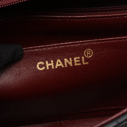 マドモアゼル チェーンショルダーバッグ ラムスキン ブラック ゴールド金具 シャネル バッグ CHANEL