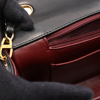 マドモアゼル チェーンショルダーバッグ ラムスキン ブラック ゴールド金具 シャネル バッグ CHANEL