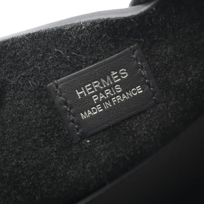 アルソン スリム ショルダーバッグ トゴ ブラック シルバー金具 K刻印 バッグ HERMES