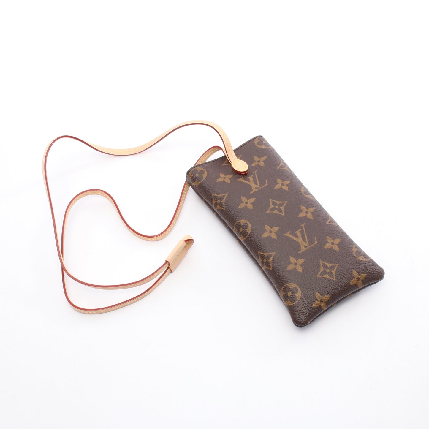 サングラスポーチ モノグラム メガネケース PVC レザー ブラウン ルイヴィトン 財布・小物 LOUIS VUITTON