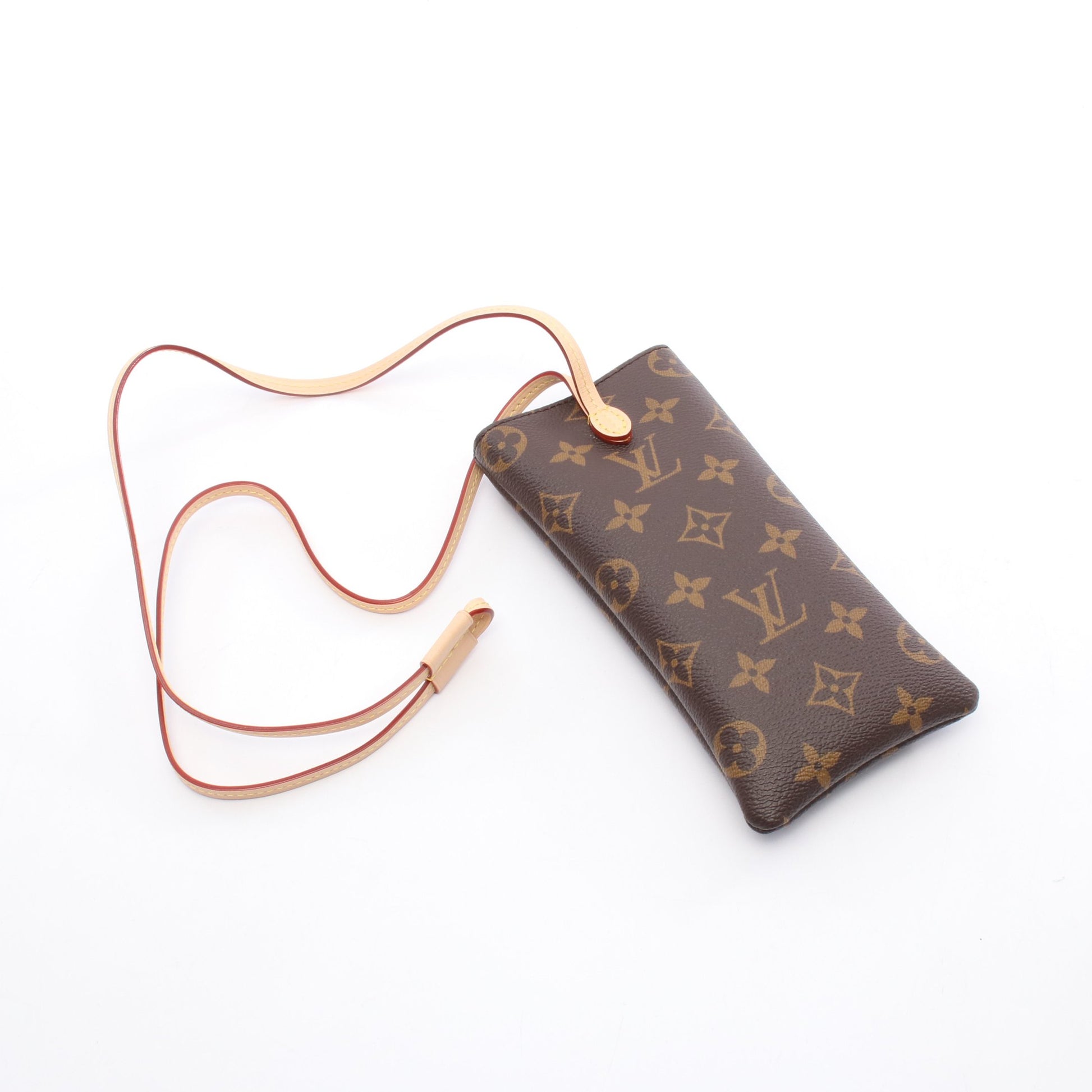 サングラスポーチ モノグラム メガネケース PVC レザー ブラウン ルイヴィトン 財布・小物 LOUIS VUITTON