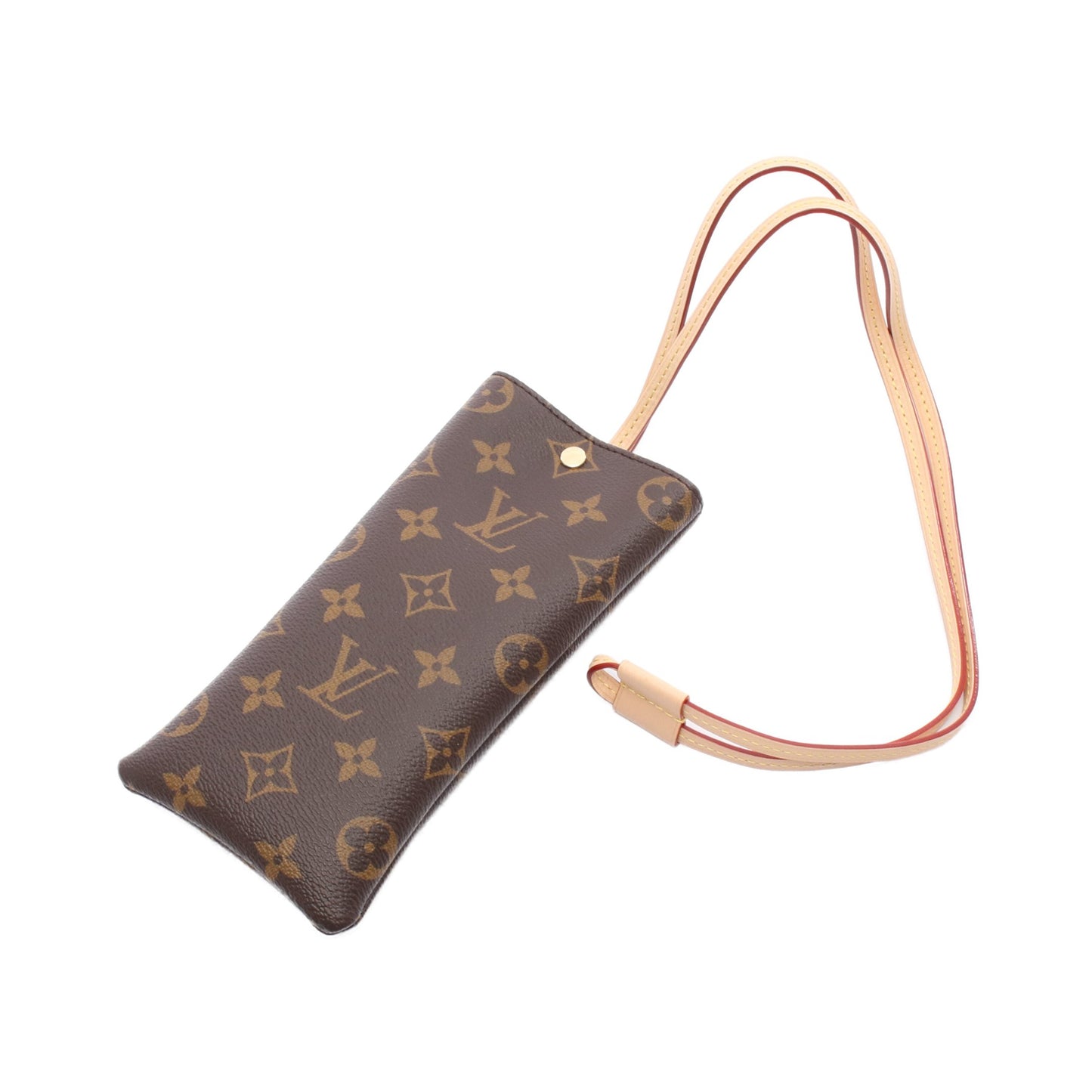サングラスポーチ モノグラム メガネケース PVC レザー ブラウン ルイヴィトン 財布・小物 LOUIS VUITTON