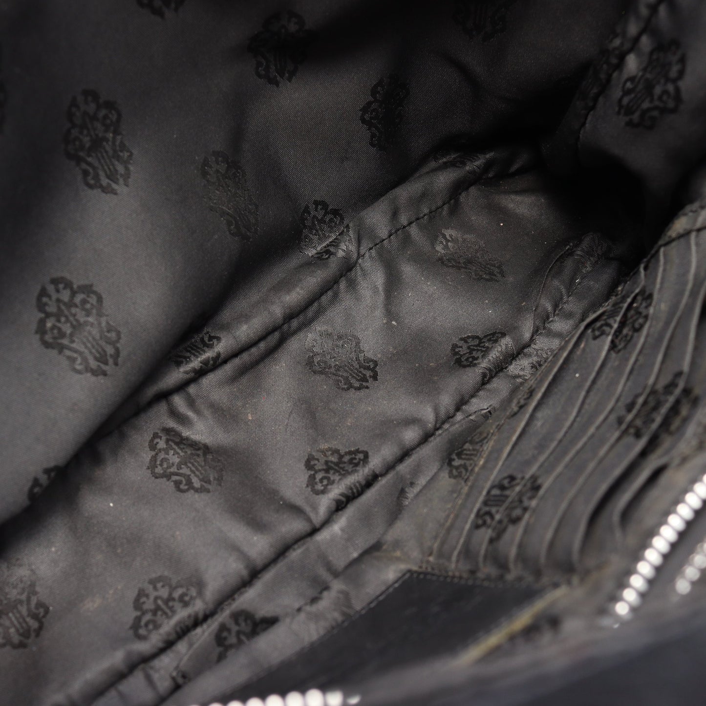 JJDean JJディーン スモール ライダース ハンドバッグ レザー ブラック クロムハーツ バッグ Chrome Hearts
