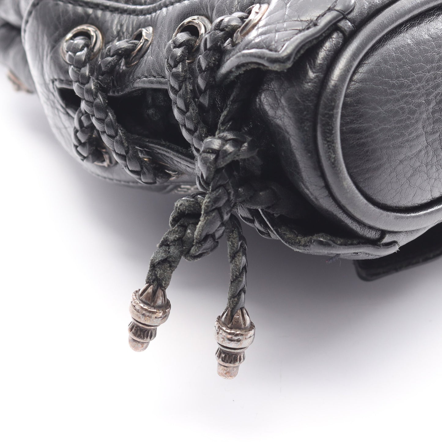 JJDean JJディーン スモール ライダース ハンドバッグ レザー ブラック クロムハーツ バッグ Chrome Hearts