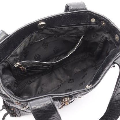 JJDean JJディーン スモール ライダース ハンドバッグ レザー ブラック クロムハーツ バッグ Chrome Hearts