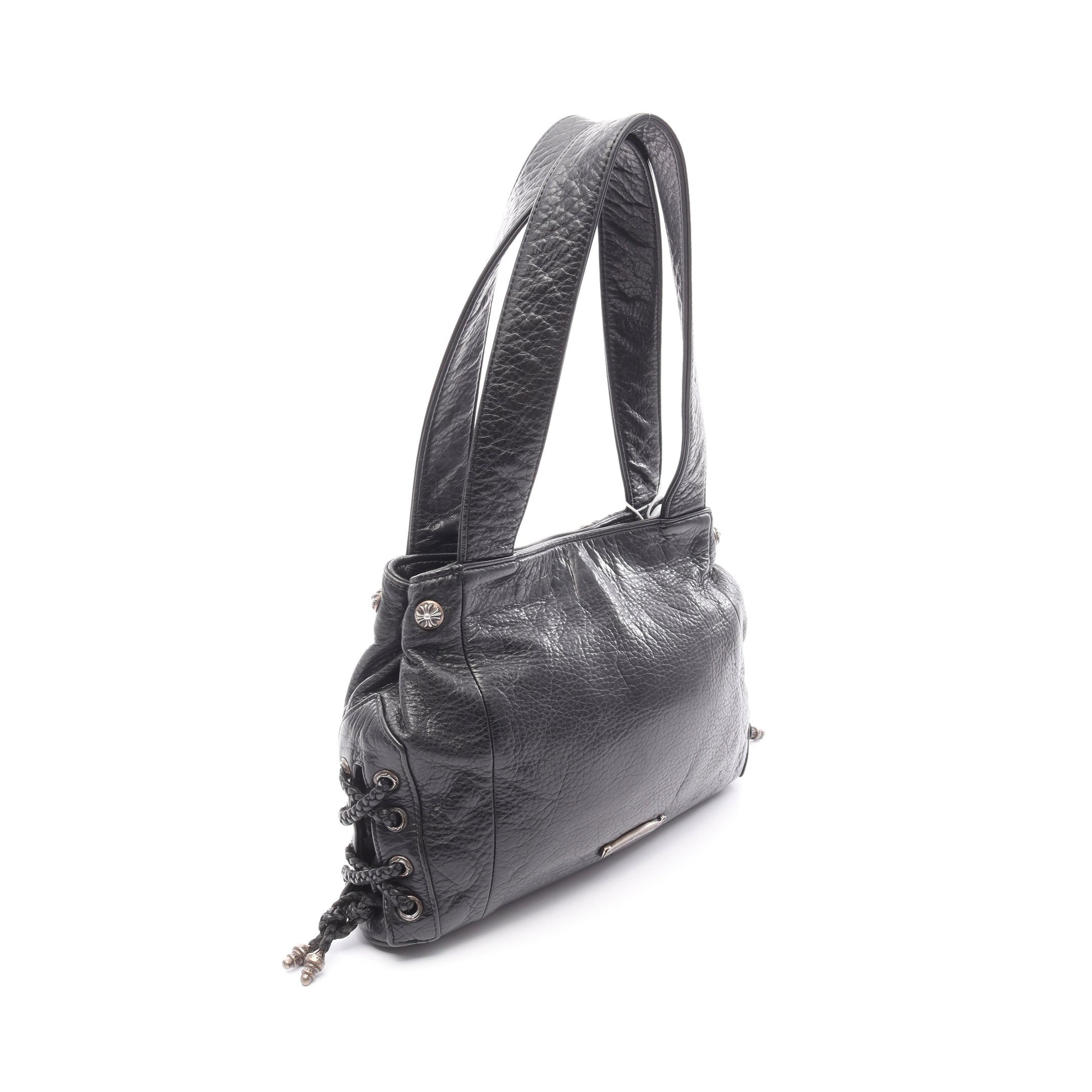 JJDean JJディーン スモール ライダース ハンドバッグ レザー ブラック クロムハーツ バッグ Chrome Hearts