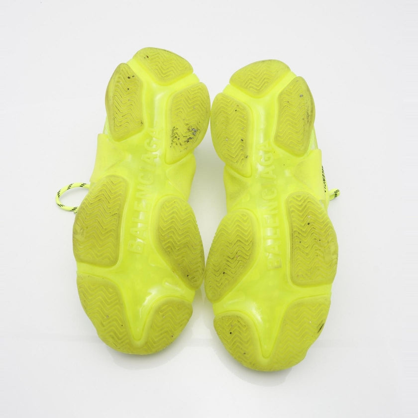 Triple S CLEAR SOLE トリプルS スニーカー ファブリック イエロー