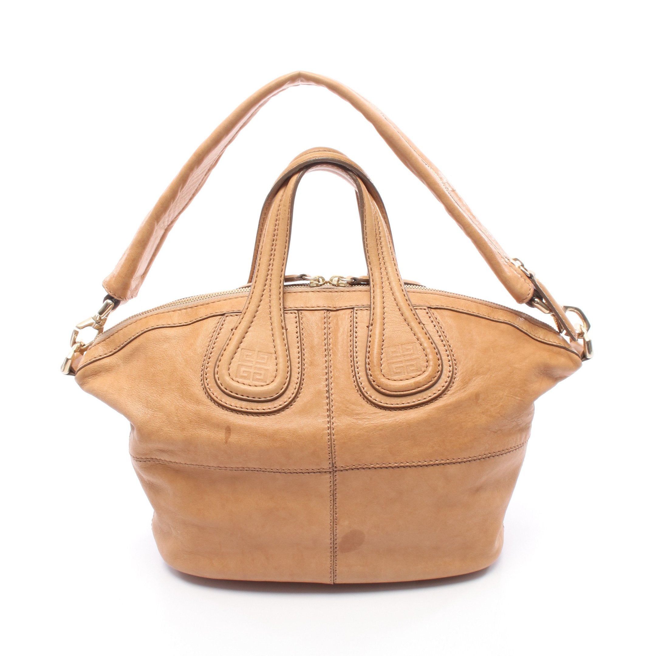 GIVENCHY ブラウンレザートートバッグ ジバンシイ GIVENCHY ブラウンレザートートバッグ ジバンシイ