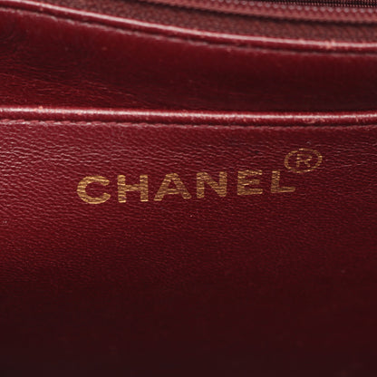 マドモアゼル デカマトラッセ Wチェーンショルダーバッグ ラムスキン ブラック ゴールド金具 シャネル バッグ CHANEL