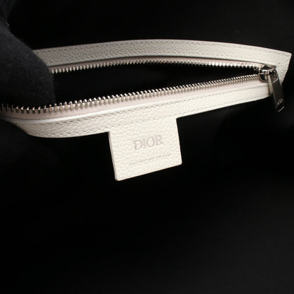 オブリーク ボストンバッグ キャンバス レザー ホワイト ライトベージュ 2WAY クリスチャンディオール バッグ Christian Dior
