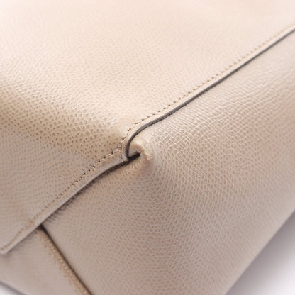 バーティカル スモール カバ ハンドバッグ トートバッグ レザー グレーベージュ 2WAY セリーヌ バッグ CELINE